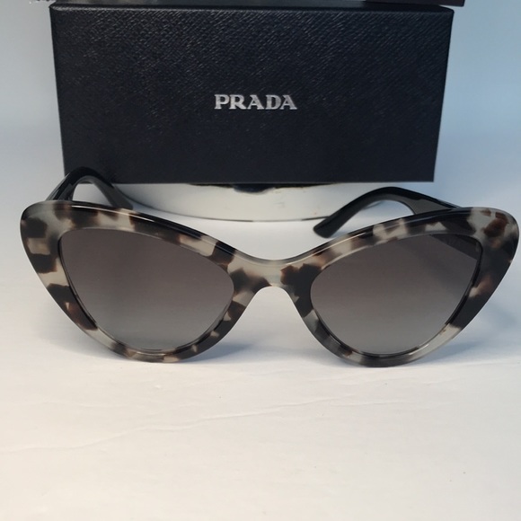 New - Prada 0PR 13YS 07R08I Women Sunglasses Cat eye - Picture 10 of 16